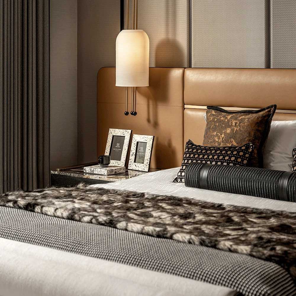 Pillow Case Luxury Villa Model Room Imported Velvet Black Coffee Gold Sofa Living Room Bedhead Square Cushion C251120