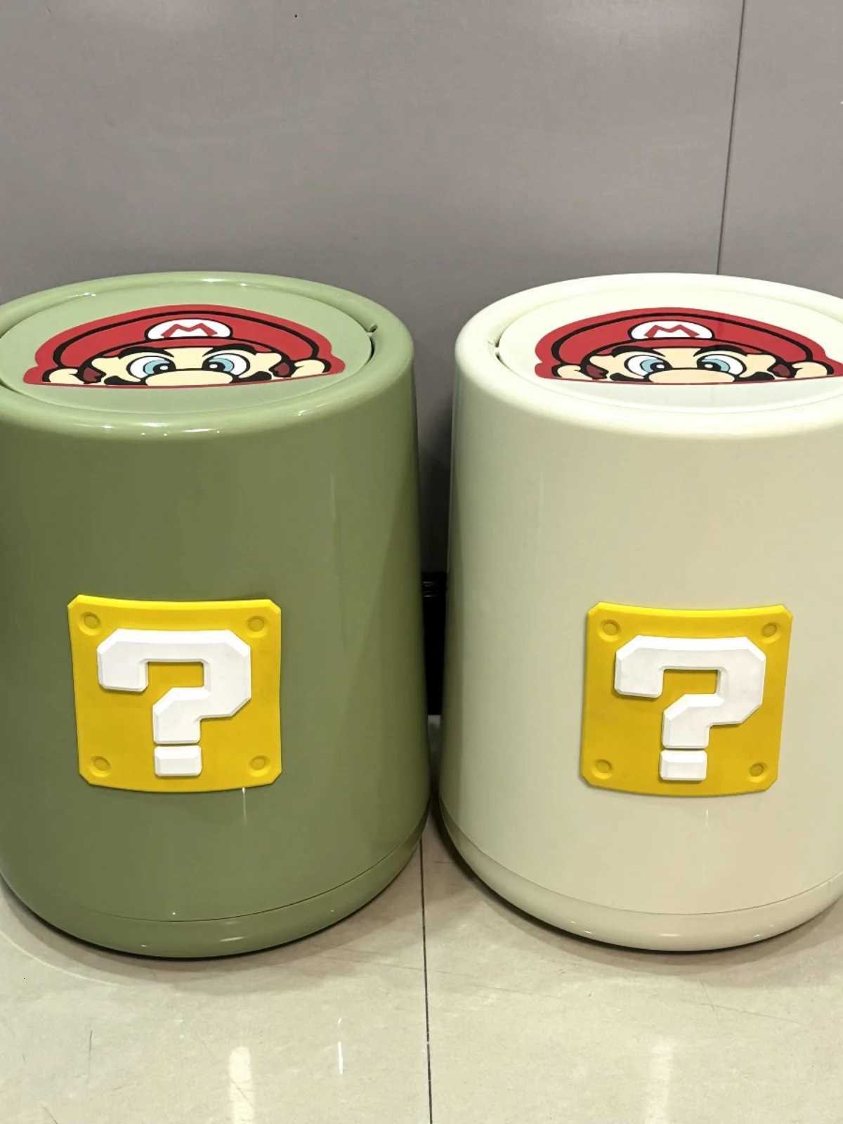 Creamy Wind Trash Can Cartoon Large Capacity Personty Cute Shake Lid Creative Home With Lid High Appearance Level C251120
