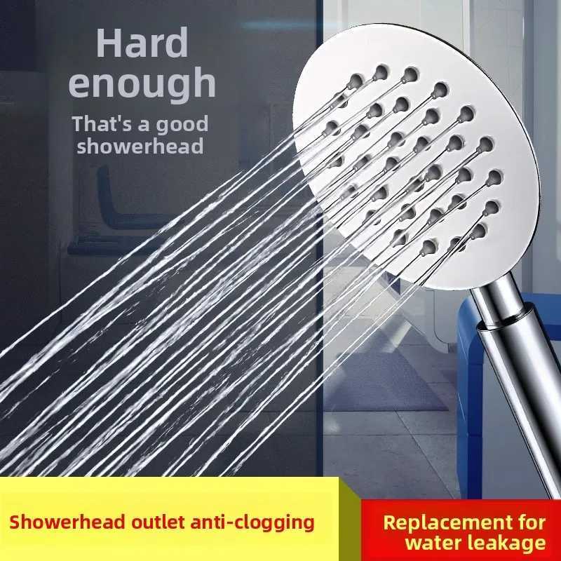 304 stainless steel pressurized showerhead household bathroom water heater handheld shower showerhead setM251120