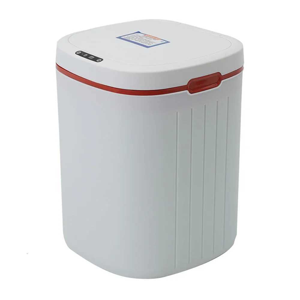 8L Smart Trash Can Home Bathroom Kitchen Trash Bin Living Room Bedroom Cube Electric Waste Bin Small Touch Automatic Sensor Bin C251120