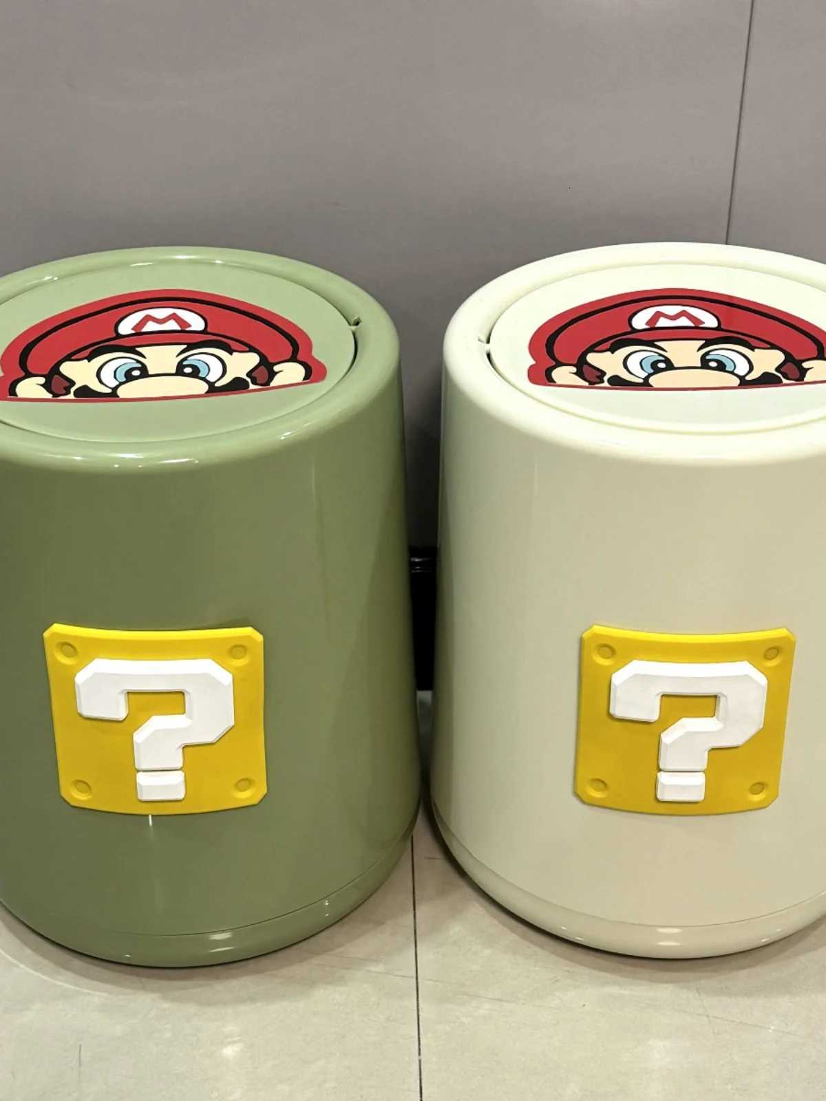 Creamy Wind Trash Can Cartoon Large Capacity Personty Cute Shake Lid Creative Home With Lid High Appearance Level C251120