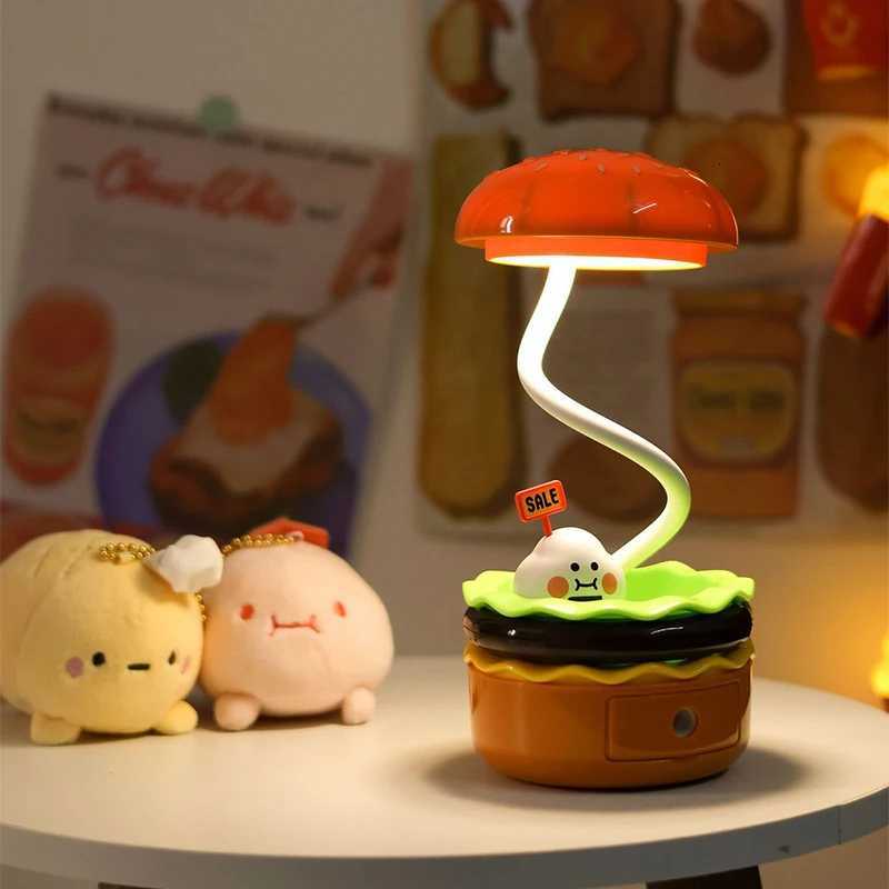 Hamburg Night Light Pencil Sharpener LED Reading Lamp Storage Atmosphere Table Lamp Perfect DIY Bedroom Decoration Gift M251120