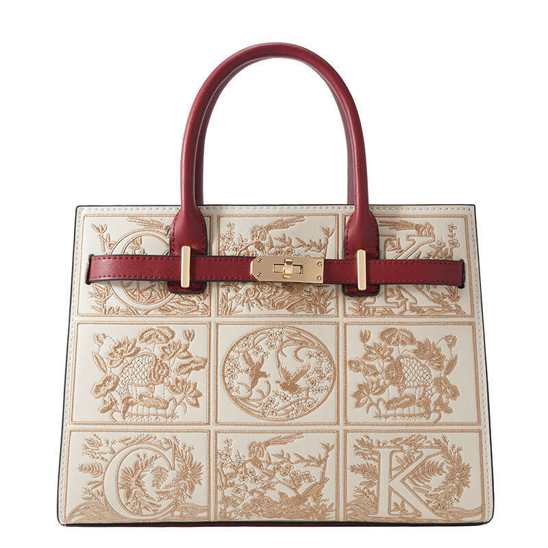 Designer Bag National Style Embroidered 2023 New Wedding Women's Handbag Large Capacity Crossbody Mother's Day Gift Bag