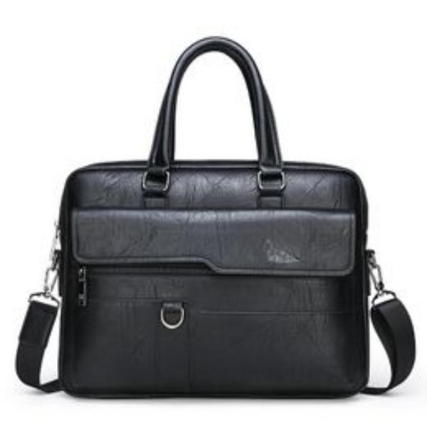 25 Hot Selling England style business briefcase waterproof large capacity PU leather men's handbag K001