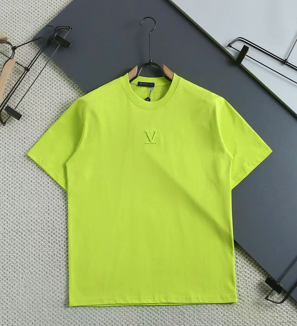 Mens T-Shirts Designer Classic Mens T-shirt 3D Letters Europe an and American popularity Monogrammed Male Fem ale Shirts Cotton Casual R250504