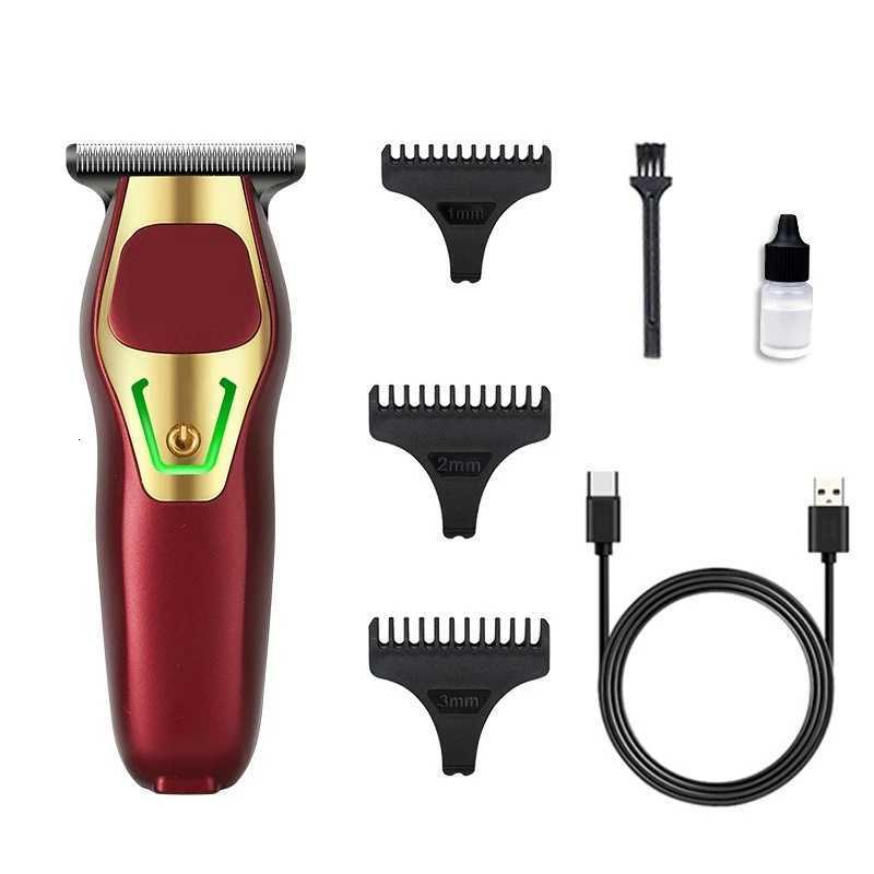 Professional T-Blade Hair Clipper - 0mm Ultra Precise Barber-Grade Shaving Beard Trimming for Home Salon UseT251120