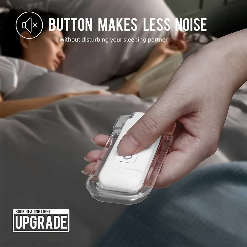 USB Rechargeable Book Lights Reading Light Eye-Protection Night Light Portable Clip Desk Light Bookmark Read Light Night Lamp M251120