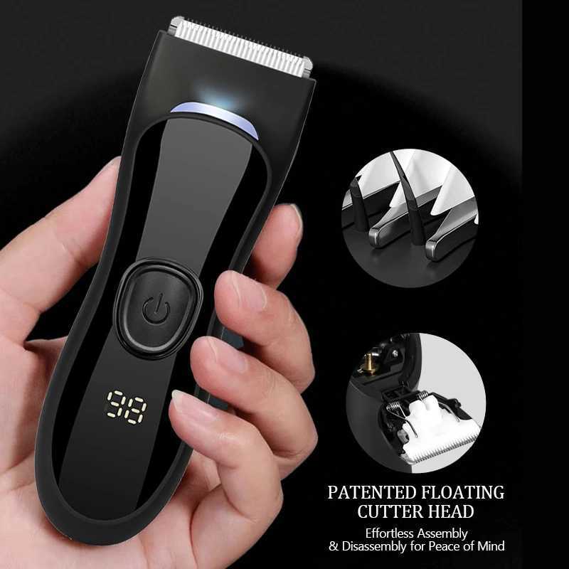 Electric HairClipper Men Haircut Machine Beard Machine Shaving Body Hair Trimmer Clippers Barber Gentleman Shaver WashableT251120