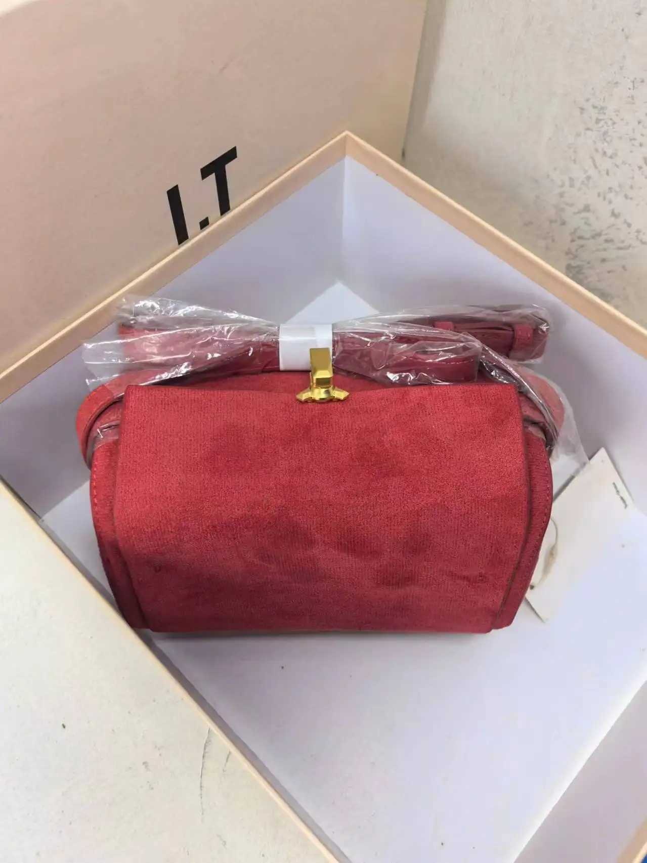 Handbag Wen And Little Cute Red Ladies Wallet Party Luxury Shoder Travel Bag Vintage Design Cluh Crossbody Fi New Y251120