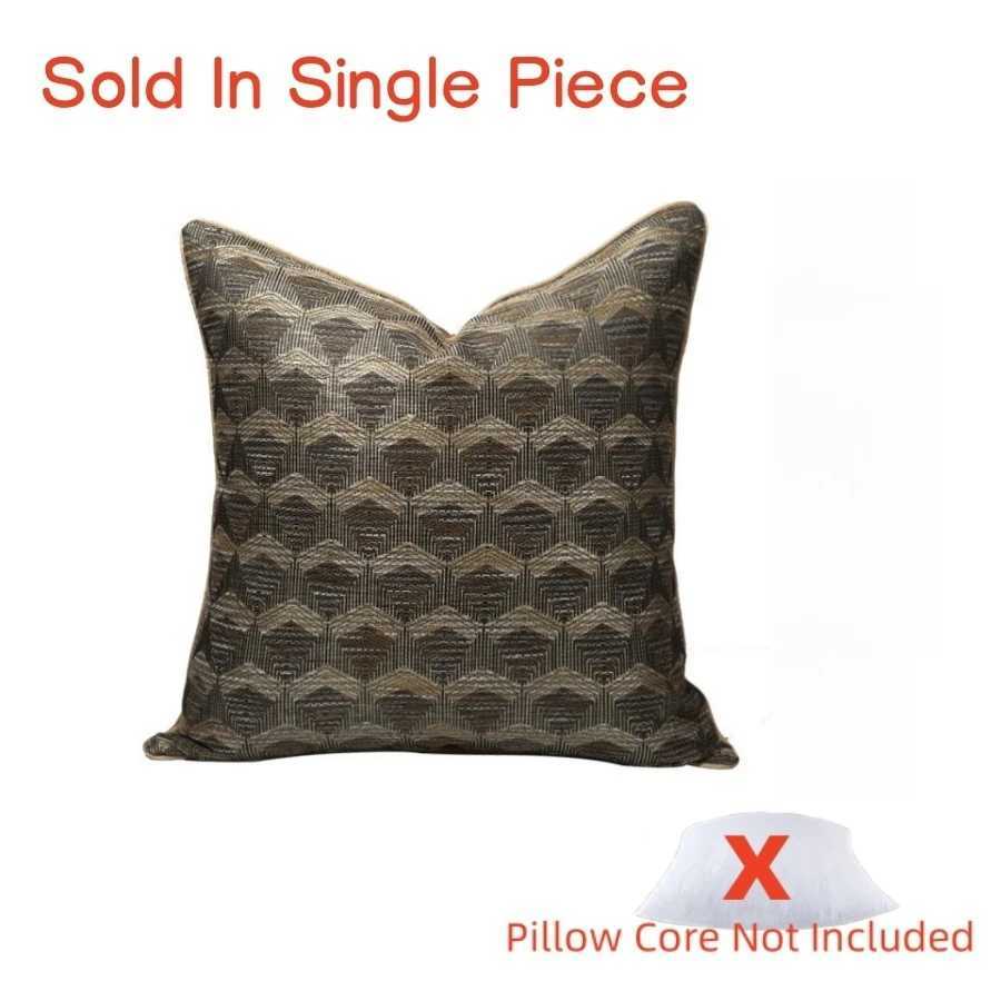 Pillow Case 1pc luxury black gold cushion cover high-end decorative throw cover for sofa livingroom decor case C251120