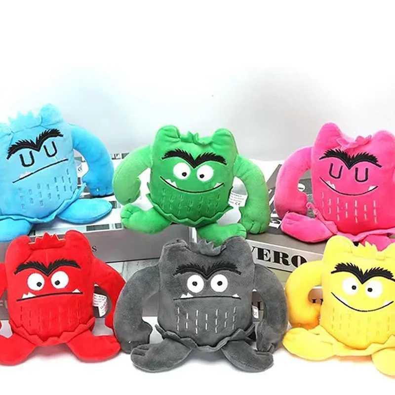 6pcs/set Kawaii Color Monster Plush Dolls Set - 6 Colors Childrens Monster Color Emotion Stuffed Toys for Kids Birthday Gifts G251120