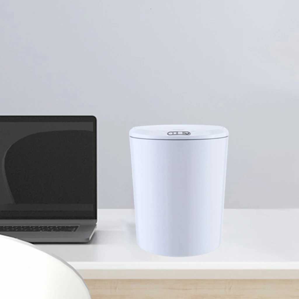 5L Smart Induction Electric Desktop Vehicle-Mounted Trash Can Trash Bin Storage Box Dormitory Office Paper Towel Box Snack Box C251120