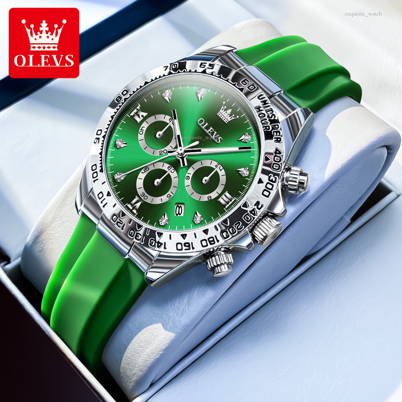 OLEVS Designer Women's Wristband Multifunctional Chronograph Quartz Watch Luminous Women's Watch Luxury Watch Free Delivery And Wholesale