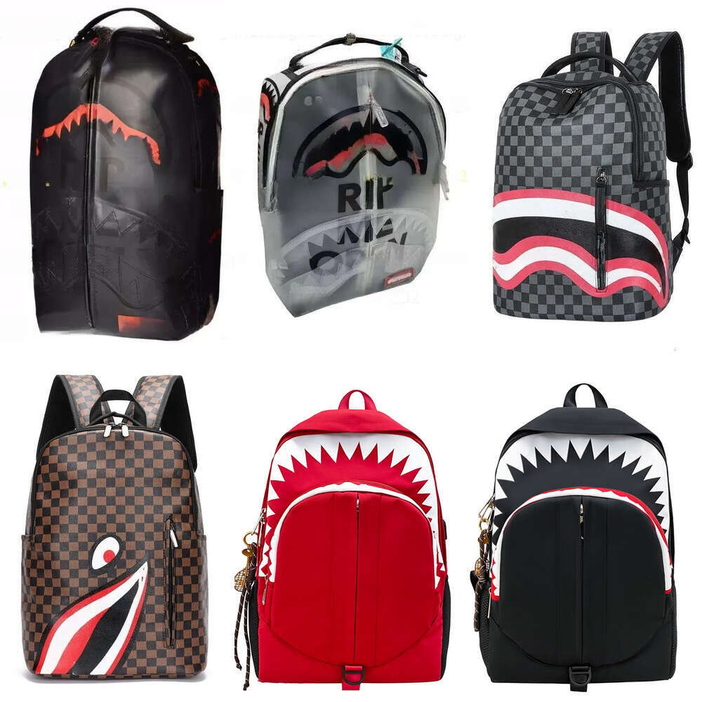 Spraygroundlies backpack Designer Spray Backpack Tote Sg bag Soft Chain Saddle Sports Hot Girl Student Transparent Large Capacity School Bag Casual Travel Bag