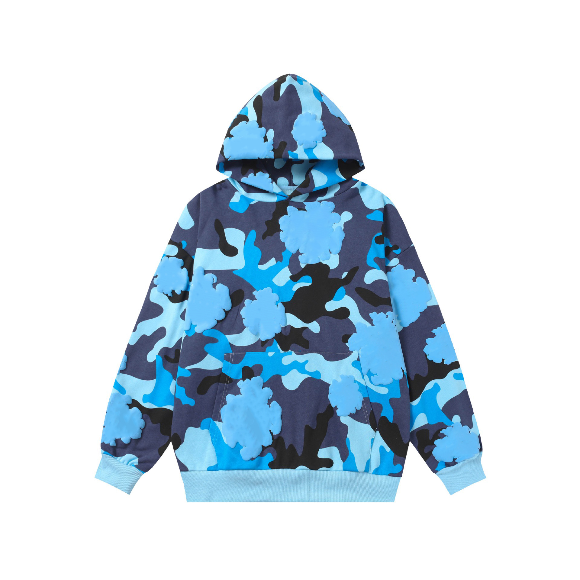 Tearshoodies Mens Hoodie Multicolor Long Sleeve Streetwear Pullover Sweatshirt - Fashion Hip Hop Tops