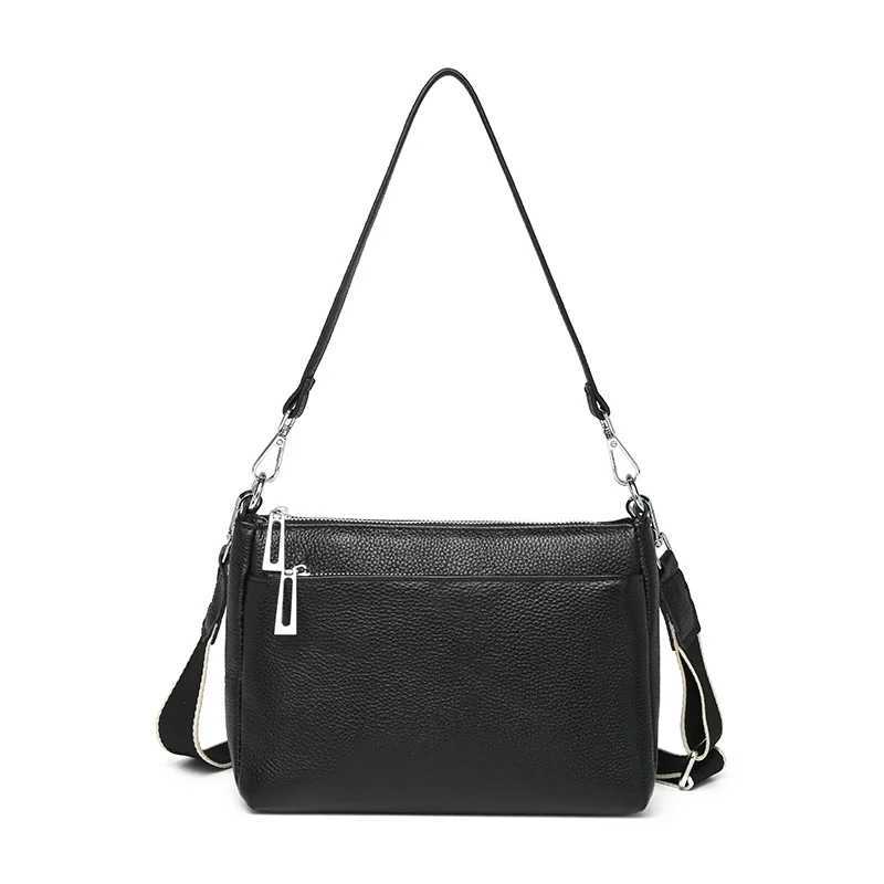 2025 High Quality Genuine Leather Wen Shoder Crossbody Bag Fi Large Fem Handbag Purses Luxury Ladies Tote Sac A Main Y251120