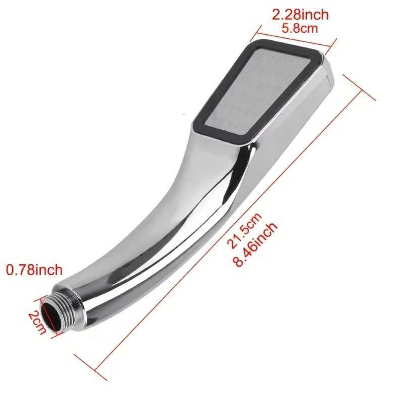 300 Holes Shower Head High Pressure Rainfall Water Saving Flow With Chrome ABS Sprayer Nozzle Square Shower Bathroom AccessoriesM251120