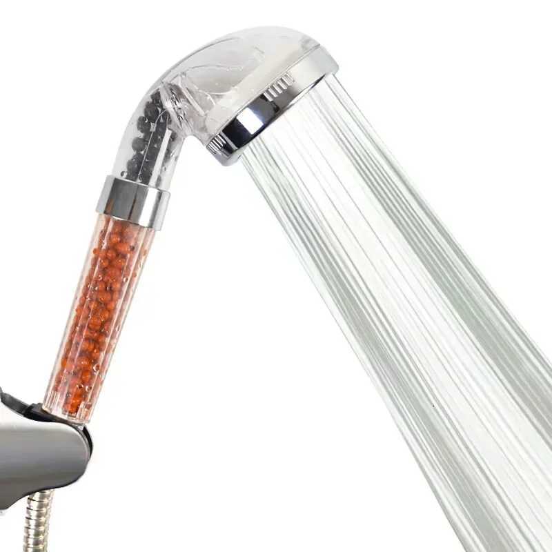 Handheld Water Saving Shower Head Bath Shower Nozzle Sprinkler Sprayer Filter Transparent Hand Shower Head ShowerheadM251120
