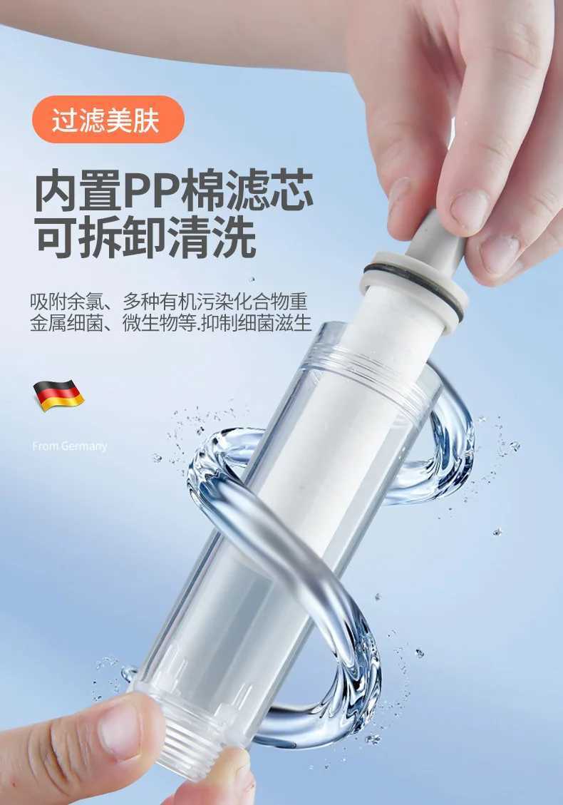 Mini Portable Purifying and Antibacterial Shower Head for Travel Business Trips 3 Modes Pressurized Shower Bathroom AccessoriesM251120