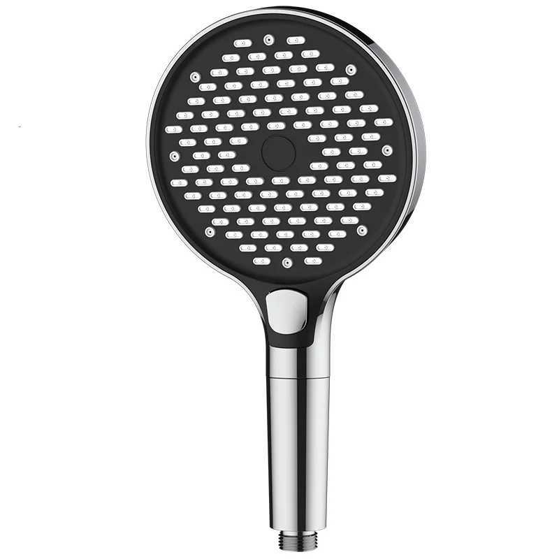 15CM Big Panel High Pressure Large Flow Shower Head Black 3 Modes Water Saving Spray Nozzle Rainfall Shower Bathroom AccessoriesM251120