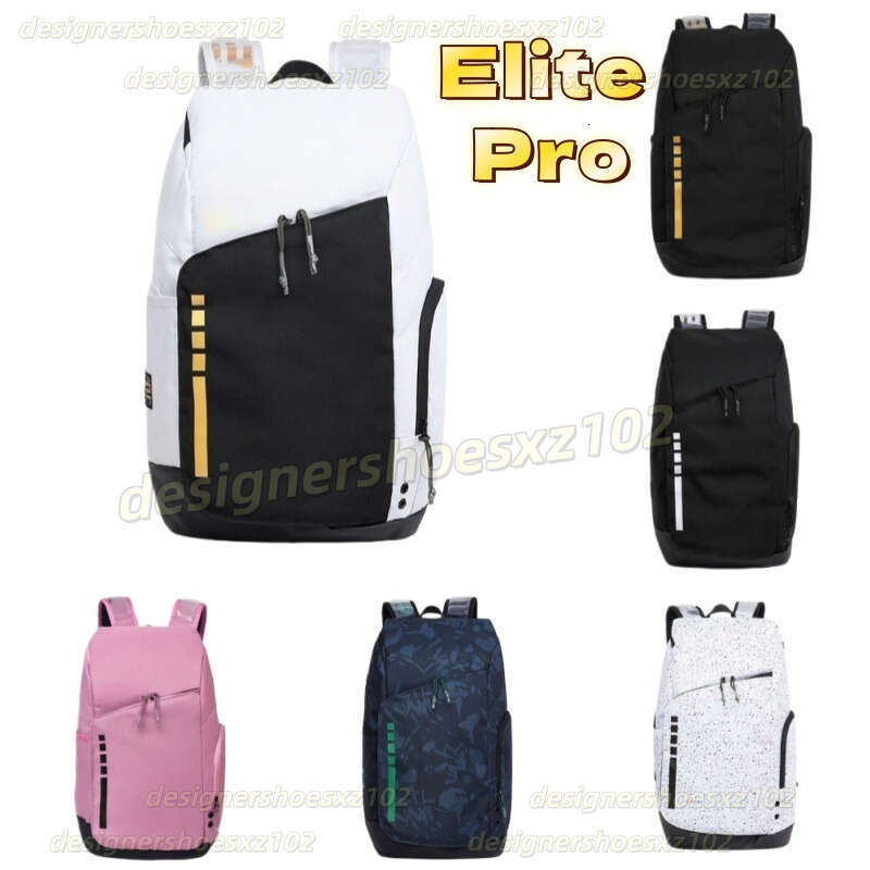 Designer Bag Niki Elite Pro Backpack Large Capacity Sports Backpack Unisex Cushioned Basketball Travel Bag Student Training Fitness Sports Backpack Bag