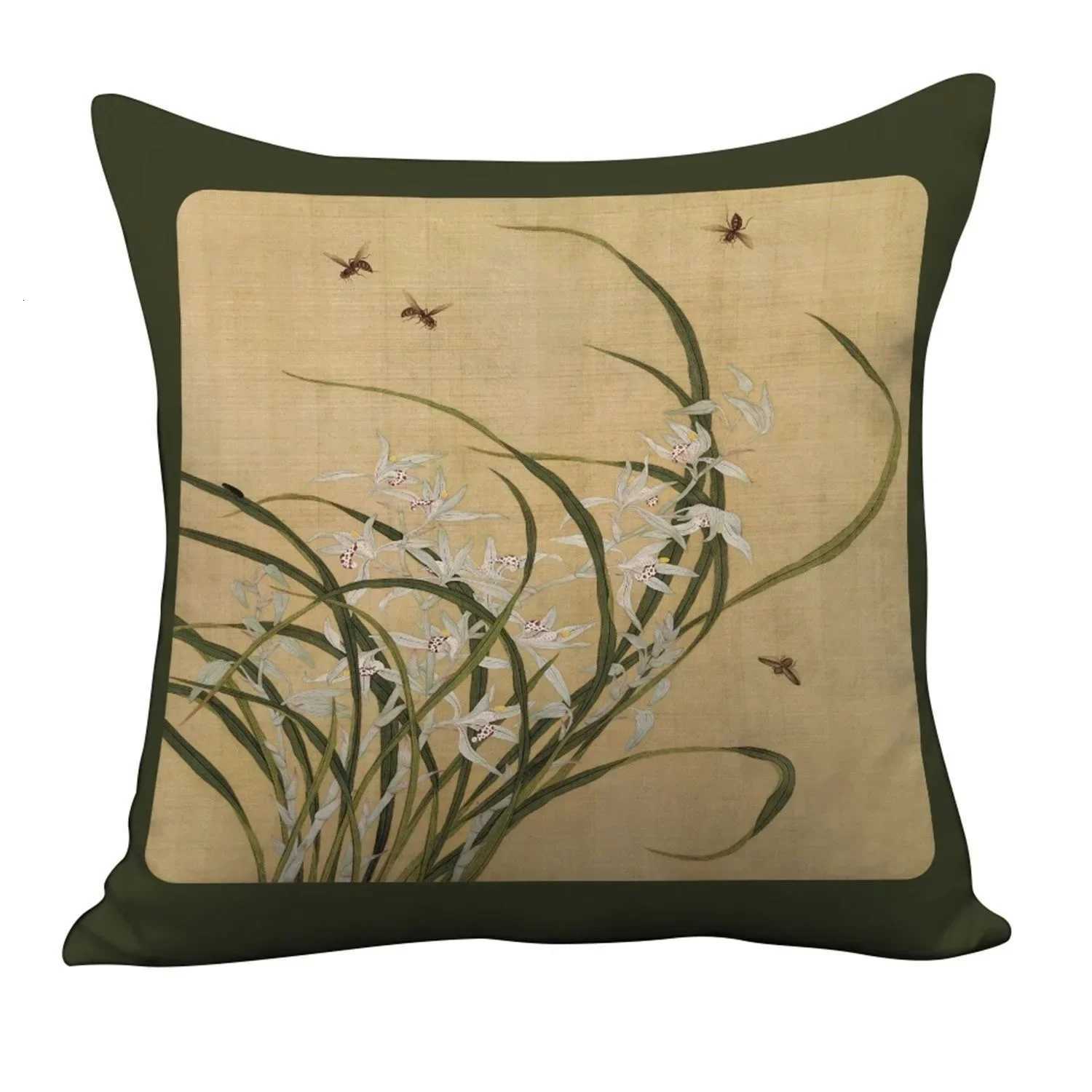 Pillow Case French Chinese Retro Nordic Light Luxury Living Room Cover Sofa Cushion Cover Bedroom Bedside case C251120