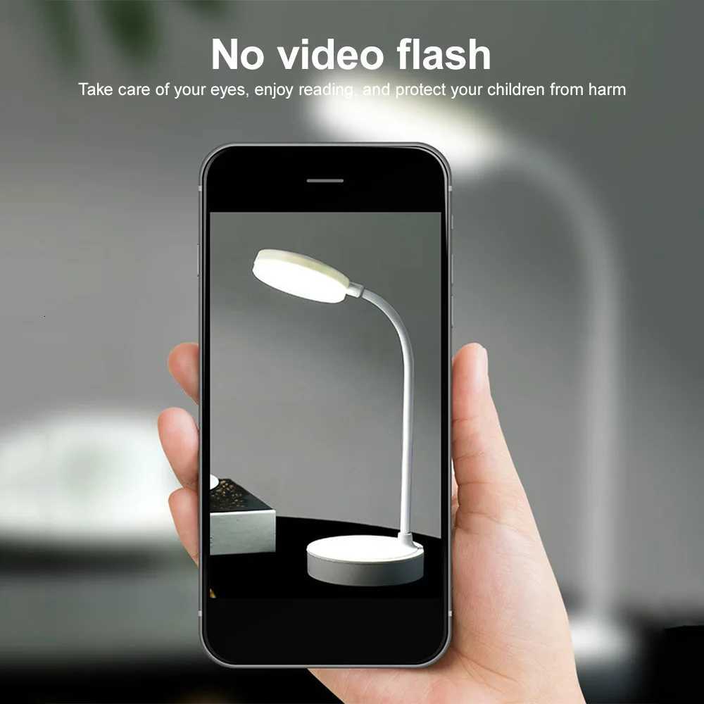 LED Desk Lamp Eye Protection Desk College Student Charging USB Learning Childrens Dormitory Bedroom Bedside Reading Night Light M251120