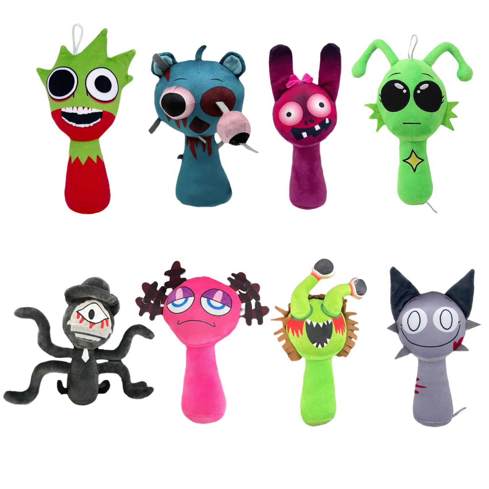 Sprunki Plush Toys Sprunki Plush Doll Sprunki Game Cartoon Pillow Kids Birthday Gifts Stuffed Dolls Christmas Gift G251120