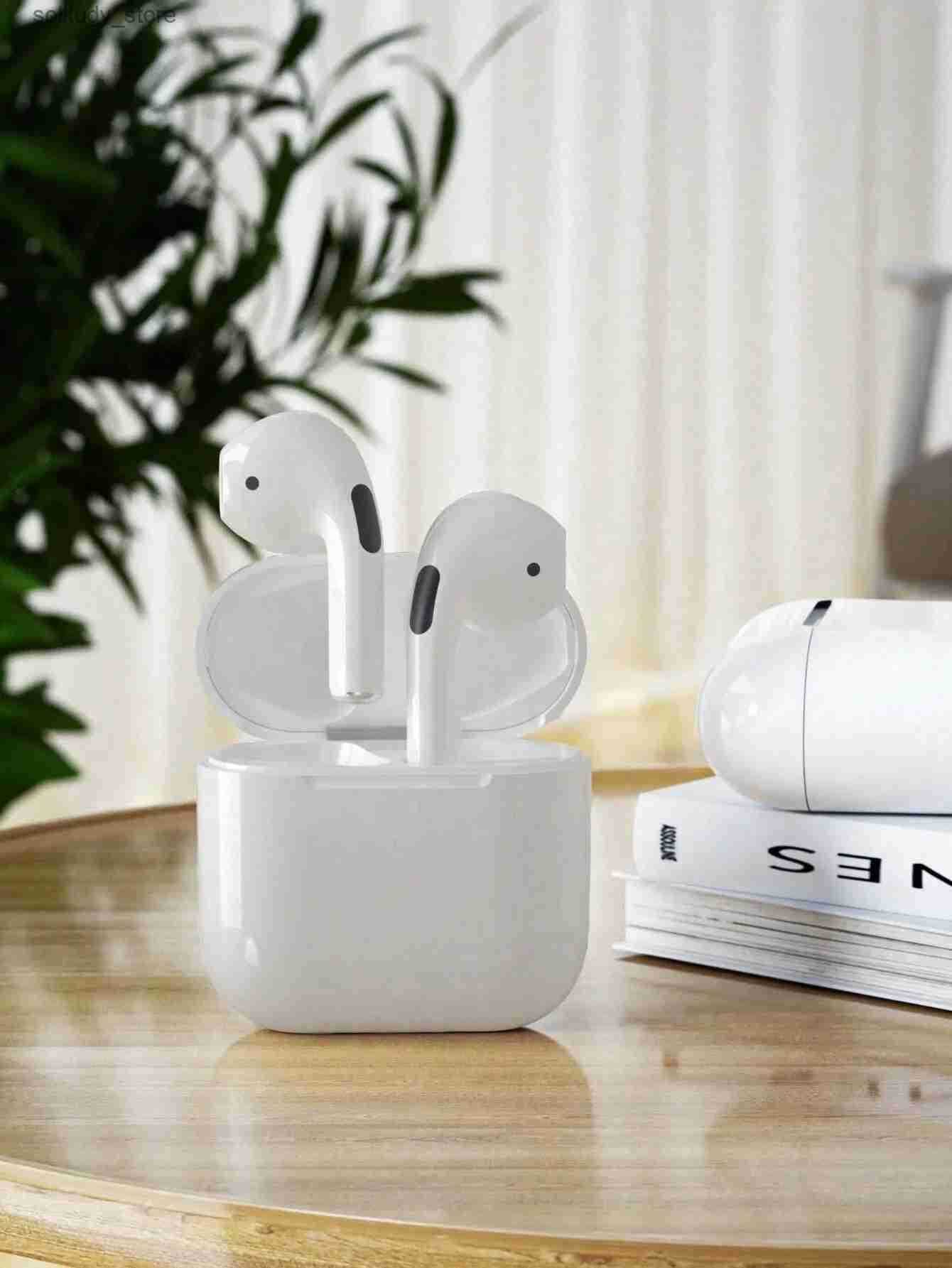 Pro4 wireless earphones 2024 wireless earphones Hifi stereo earphones with Enc noise cancelling microphone long playback time in the earphones z250420
