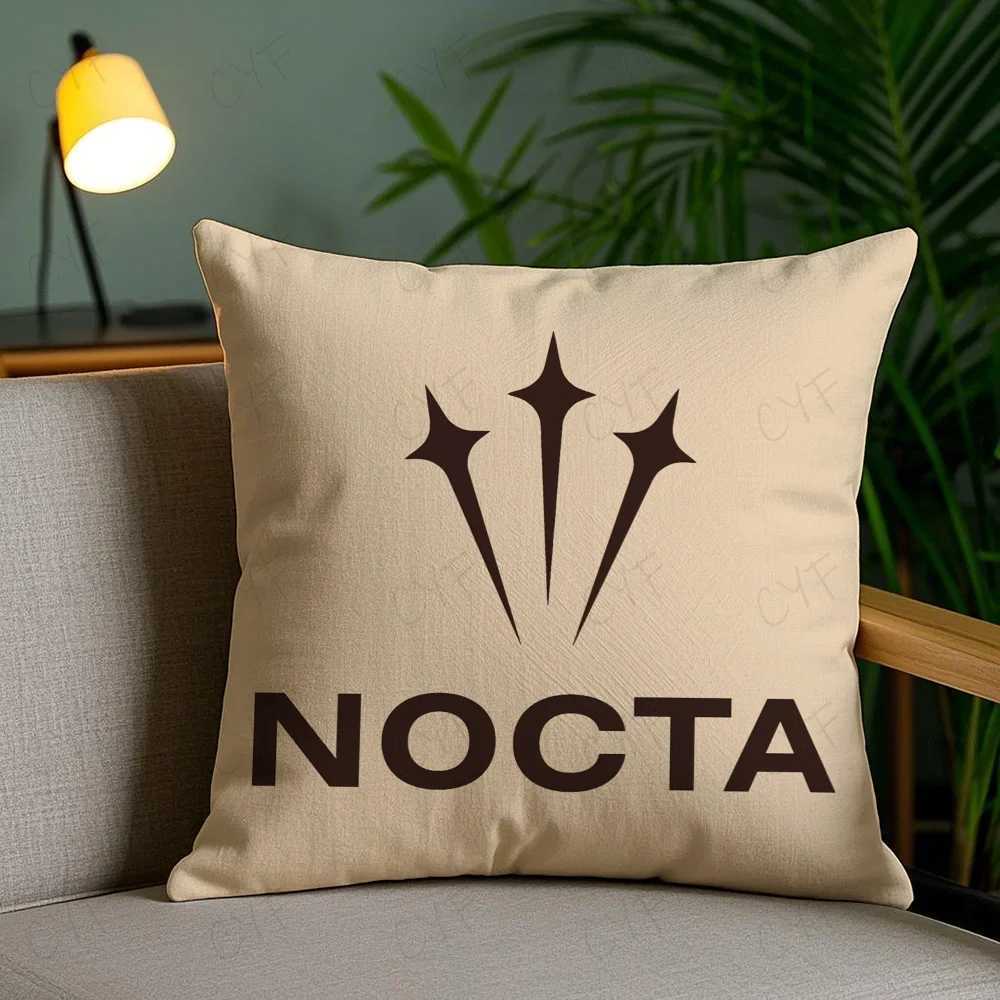 Pillow Case Nocta Fashion Luxury N-NoctaS-S Case Anti-dustmite case Invisible zipper silky short plush Sofa cushion cover C251120