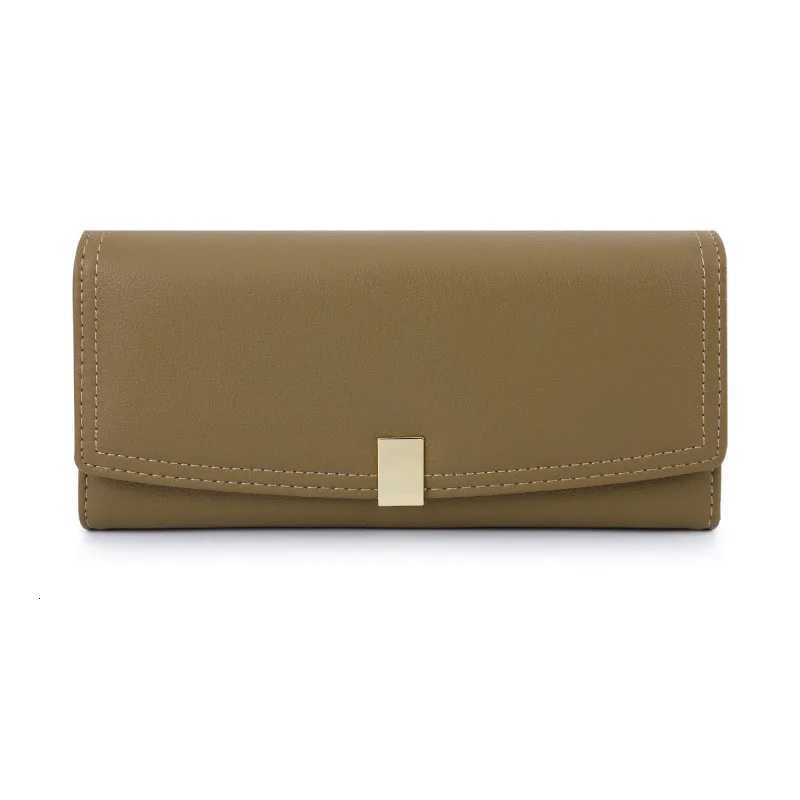 Elegant Women Wallet PU Leather Fold-over Purse ID Card Holder Ladies Wallet Female Hasp Clutch billetera bolas billeteraW251120