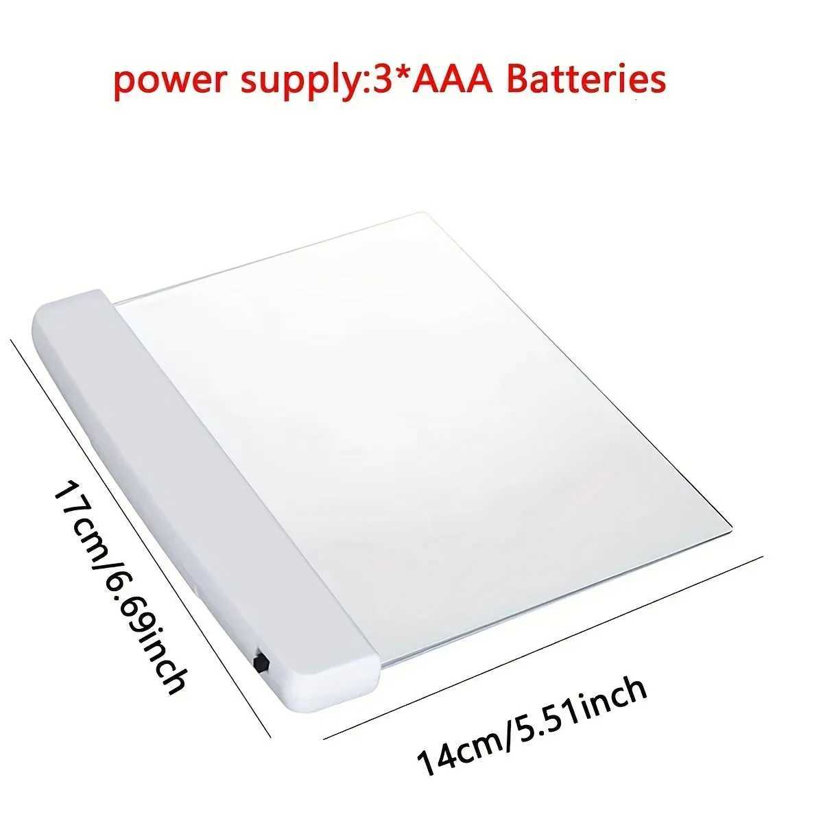 1pc LED Flat Panel Night Vision Reading Light Eye Protection Reading Light Student Night Reading Light M251120