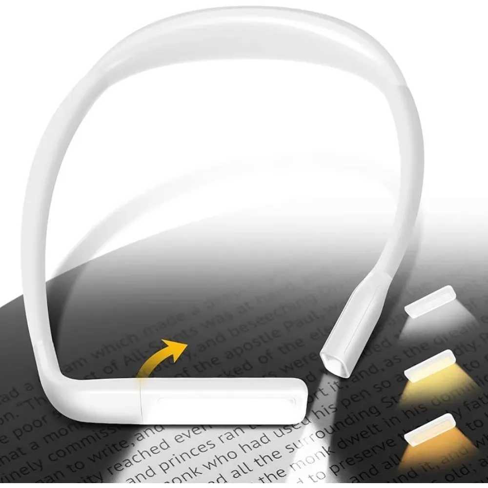 Reading Book Light Eye Protection Outdoor Neck Light 3 colors 1800mAh Lasts up to 10 hours USB Charge 270 Table Lamp M251120