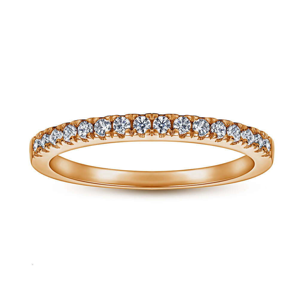 Men and women engagement and wedding ice out vvs Mosan stone set sterling silver rings Free shipping