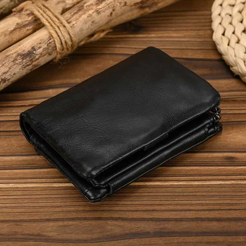 Luxury brand designer wallet mens card holder soft leather short wallet coin credit card mens wallet pocket W250419