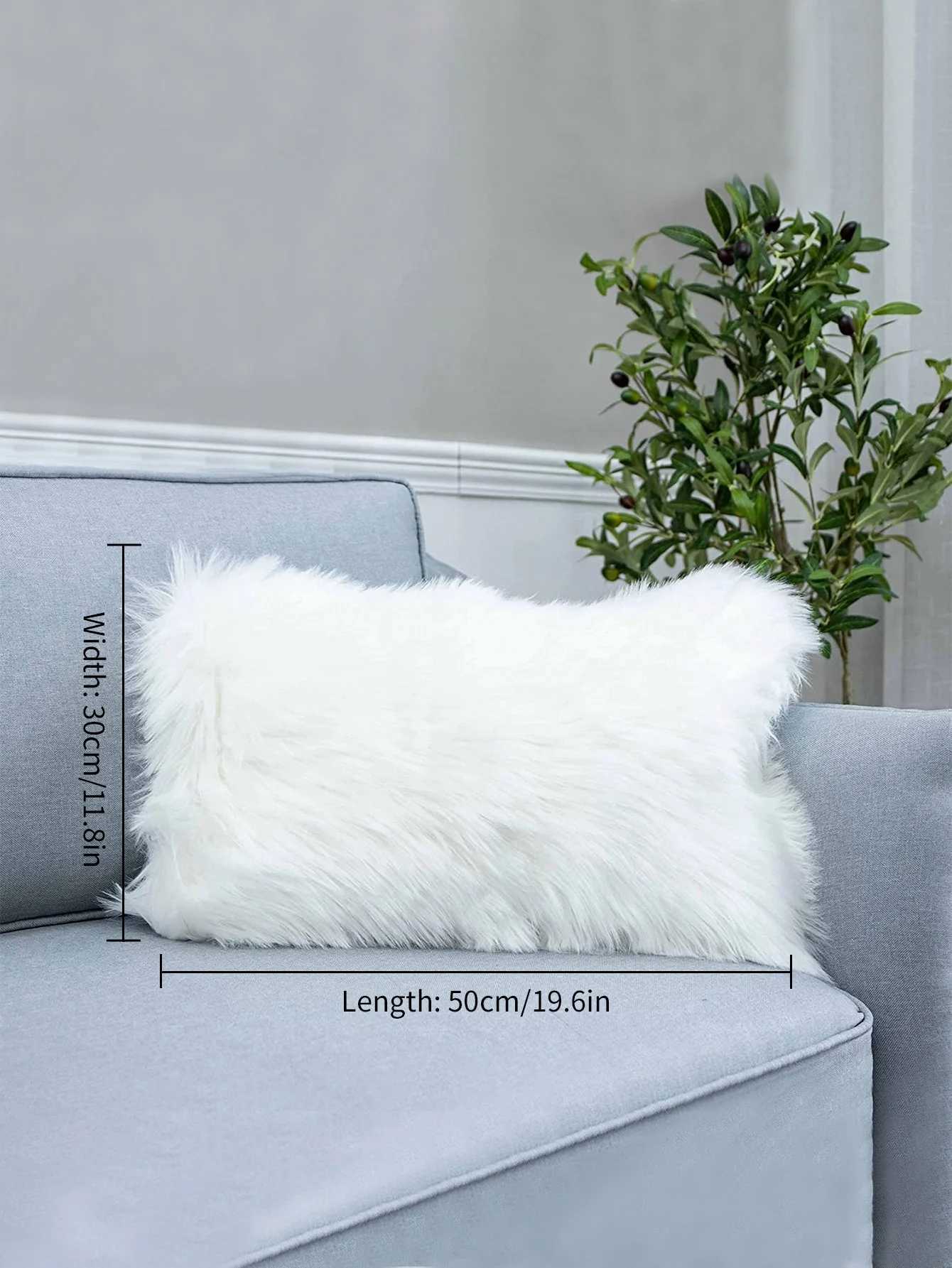 Pillow Case Fur case Cushion Cover Decorative Long Hair Plush Case New Luxury Series Style Faux Throw Cushion Decor C251120