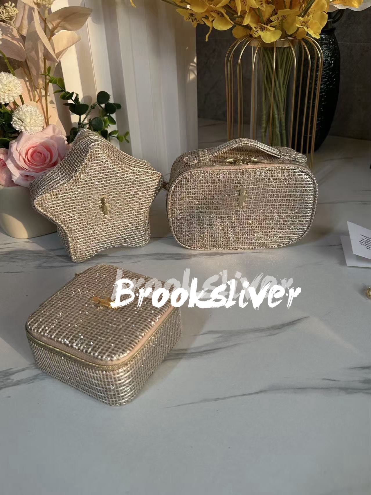 Storage case Gliter Holiday Organization Beaute.gift Bags gift box jewelry storage bags