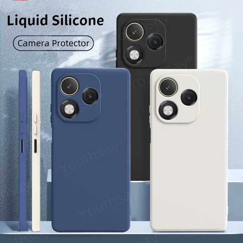 Luxury Case For Honor 400 Lite Cover Honor 400 Lite Fundas Coque Soft Liquid Silicone TPU Phone Case Honor 400 LiteW251120