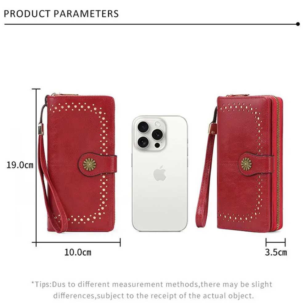 New Women Long Wallets Handbags Big Capacity Phone Pocket Card Bag Female Purse Zipper Coin Pocket Photo Holder Women Money ClipW251120