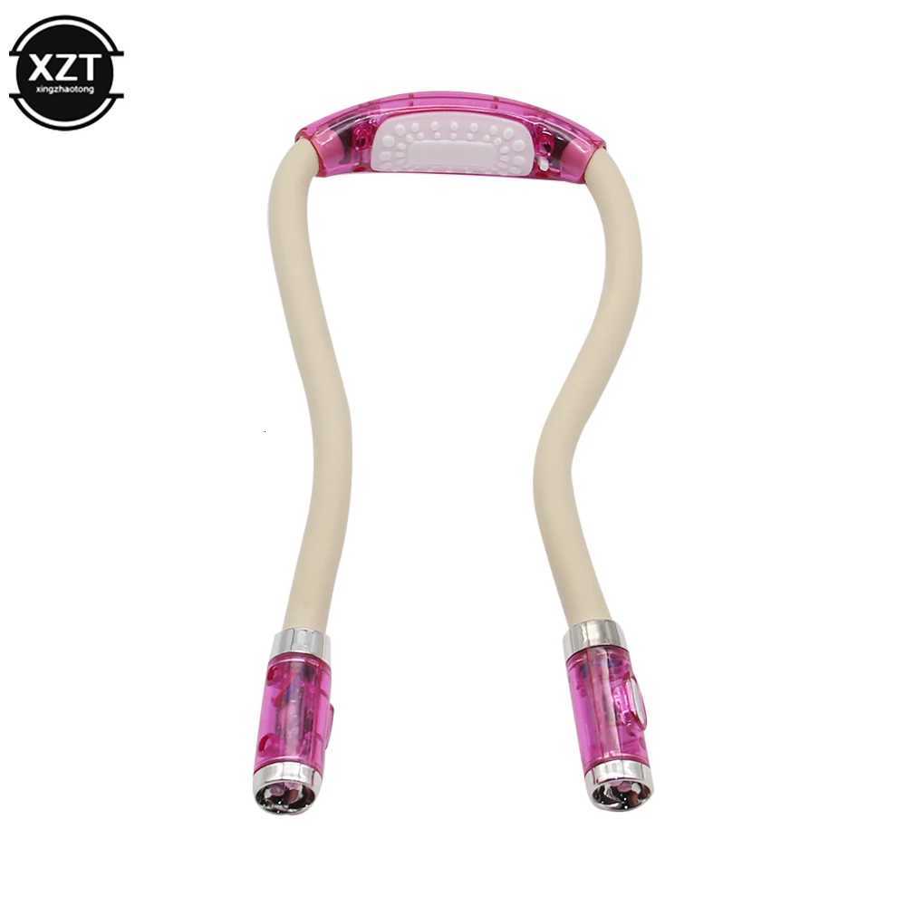 Flexible Neck Hug Book Light LED Neck Night Handsfree Led Neck Light Hug Reading Lamp Novelty Led Night Camping Light Flashlight M251120