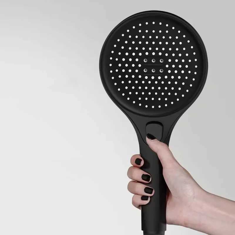 13cm Large Area Three-speed Pressurized Shower Nozzle Household Handheld Button Large Water Shower HeadM251120