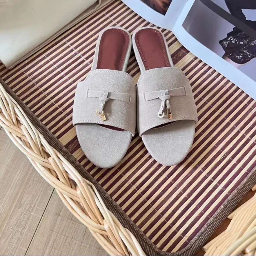 High Quality Suede Slides Womens Slip-on Slippers Summers Beach Ladies Platform Flip ps Female Casual Walking Sandals