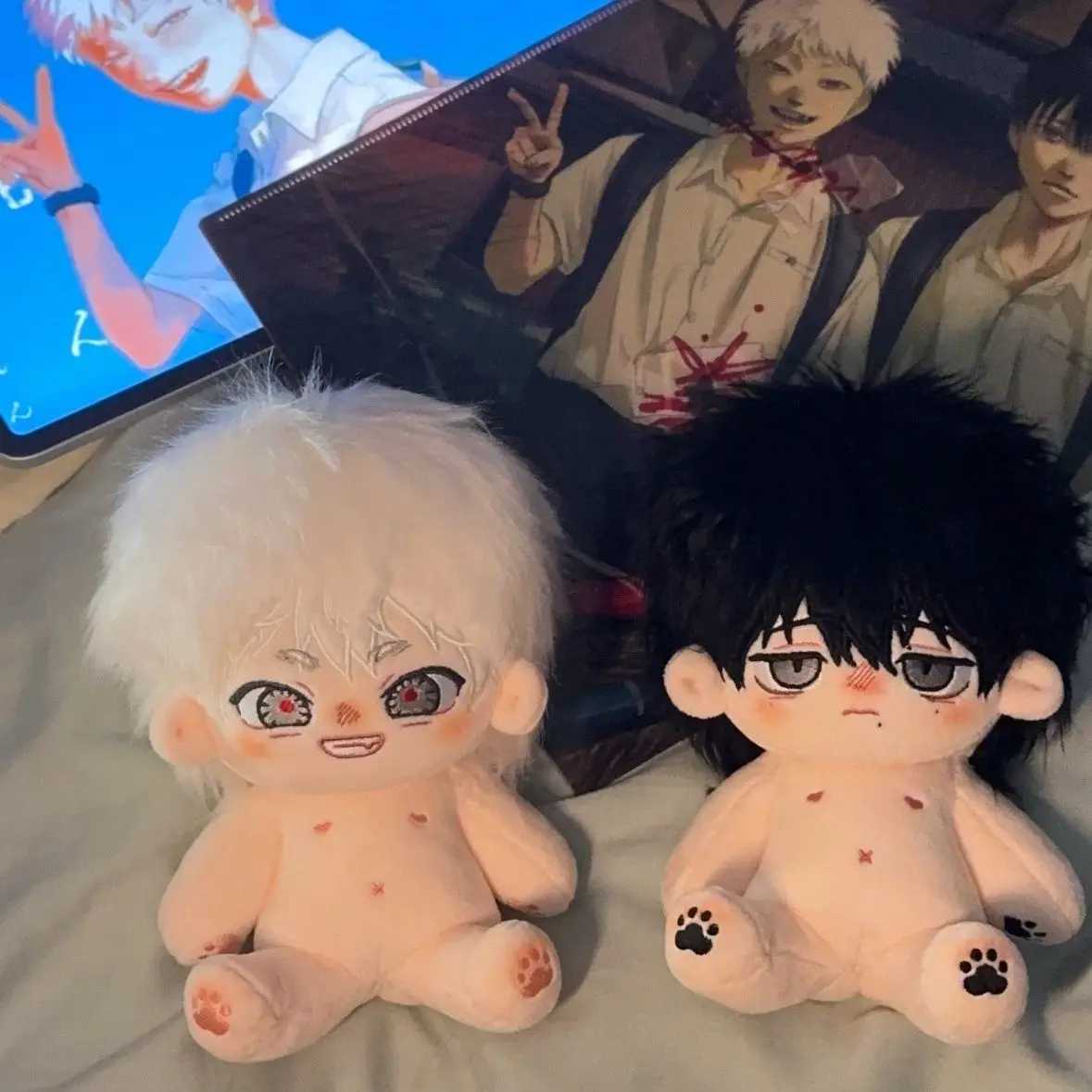 20cm The Summer Hikaru Died Yoshiki Tsujinaka Stuffed Cotton Doll Toys Kawaii Dress-up Cotton Doll Gift Puppets Xmas G251120