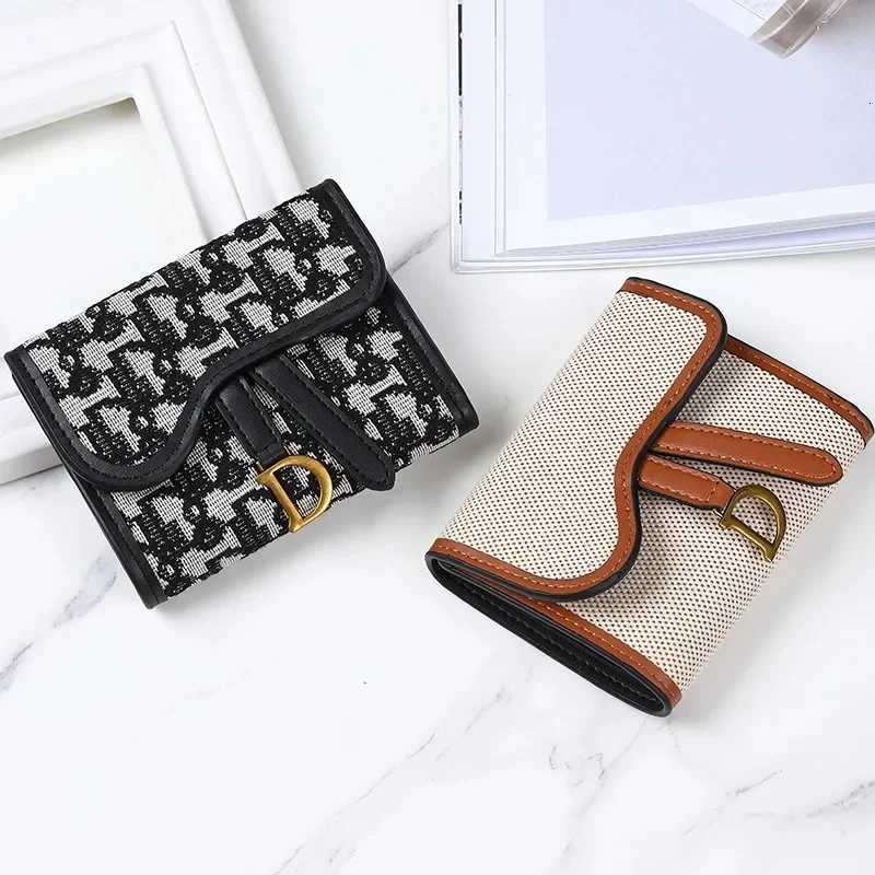 Vintage Style Womens Wallet New Model D-clip Coin Purse Multi-functional Large Capacity Trade Coin Card Holder K251120