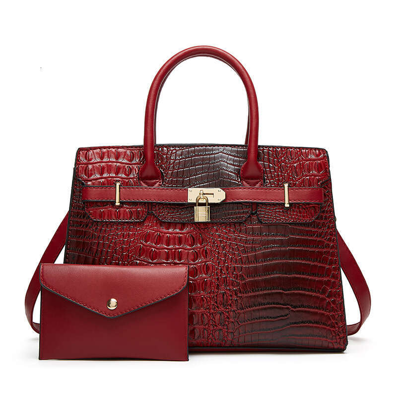 Designer Bag 2024 Mother And Child New Women's Trendy Tote Large Capacity Shoulder Bag, Two Piece Set