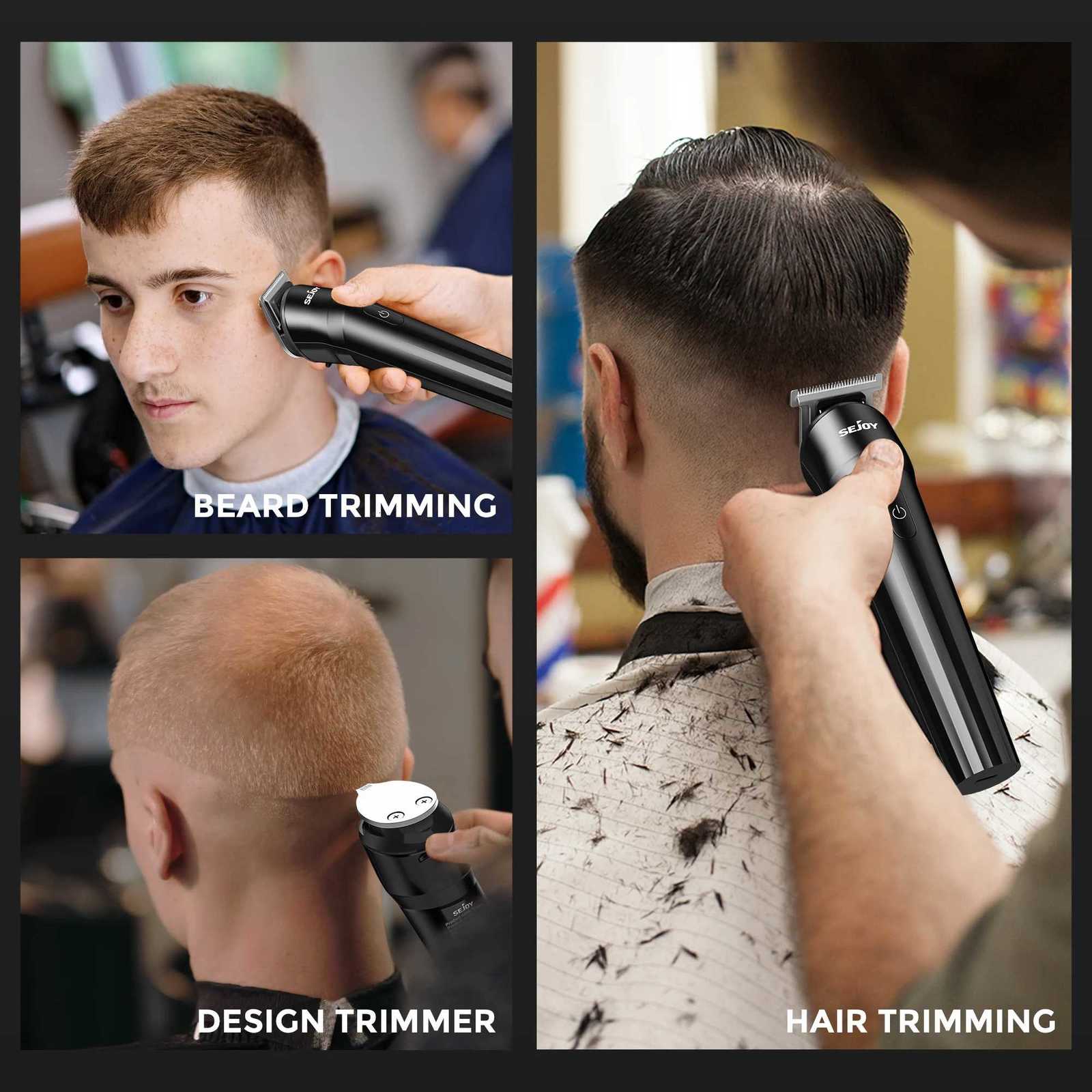 Sejoy 3 IN 1 Electric Hair ClipperBeard Trimmer Multifunctional Body Hair Trimmer for Men Rechargeable Waterproof Hair CuttingT251120