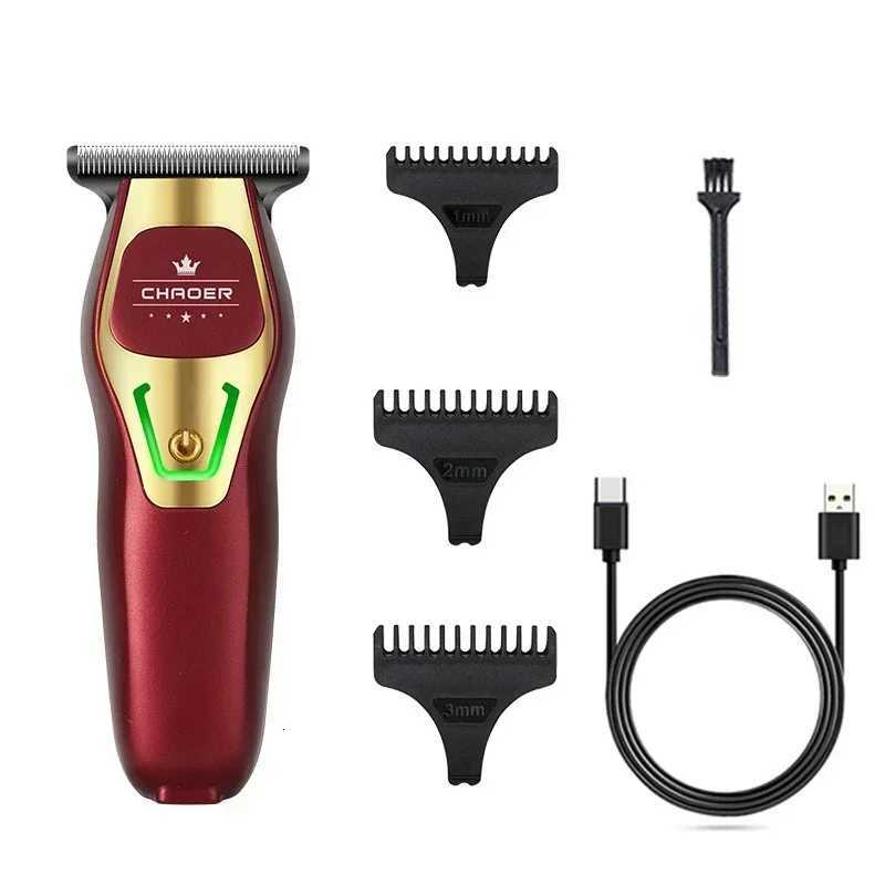 Mini Professional Hair Trimmer Powerful Men 0 MM T Blade Powerful Electric Clipper Rechargeable Barber Haircut Machine ShaverT251120
