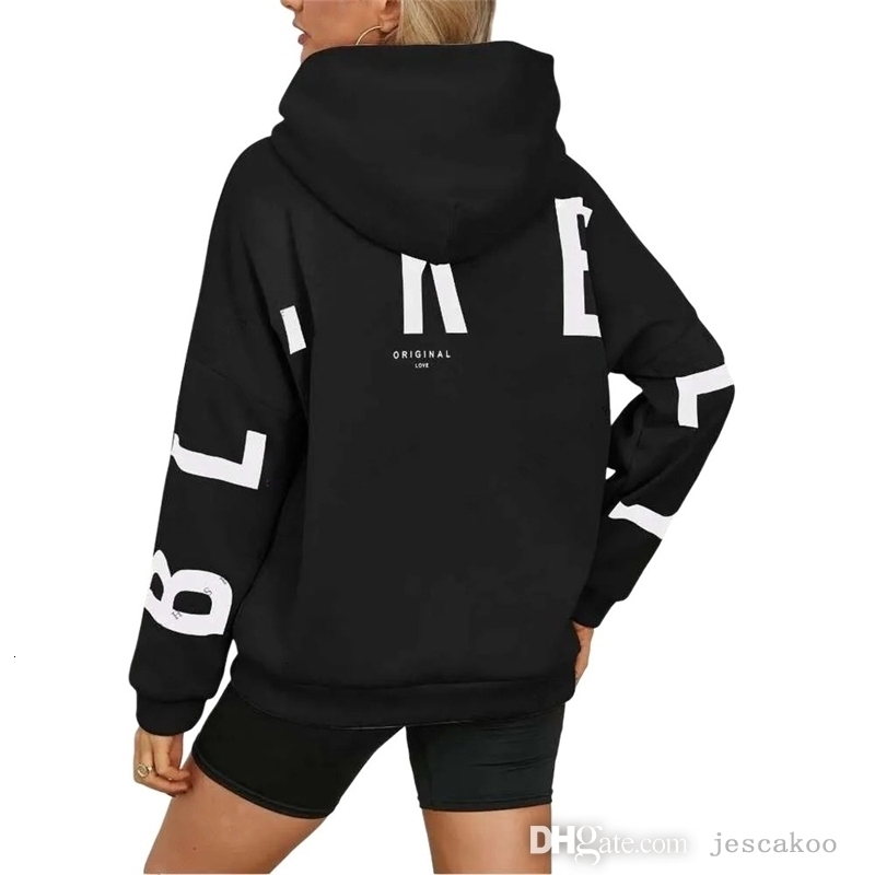 Autumn Winter Designer Hoodie Women Sweatshirt Hoody Oversized Pullover Hoodies Letter Printed Tops Long Sleeve Ladies Sweatshirts