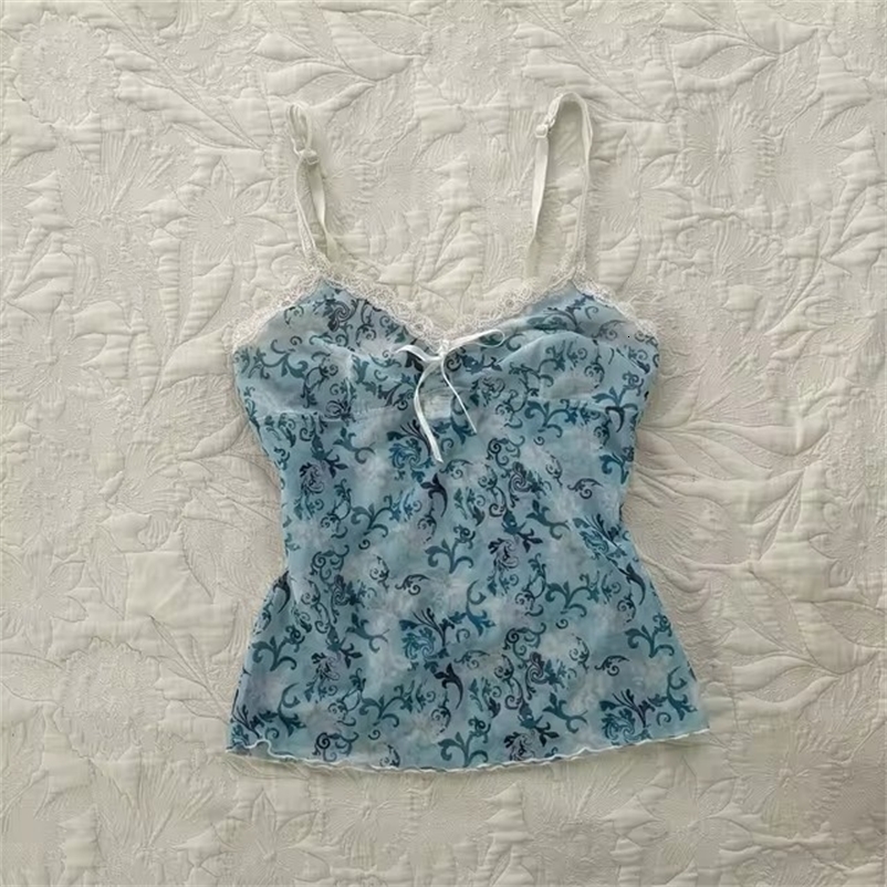 Gothic letter pattern suspenders emo girl lace trim Y2K crop tops casual rock aesthetic street retro grunge punk chic women tops 250418