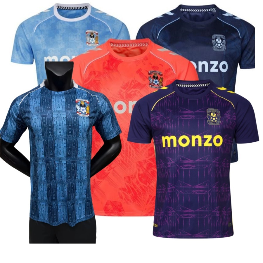 25 26 Coventry Cities soccer jerseys 2025 2026 home away O HARE SHEAF HAMER GODDEN GYOKERES football jersey shirts kit Men Kids